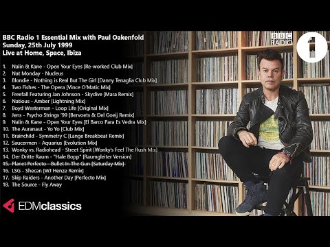Paul Oakenfold - Radio 1 Essential Mix - Live at Home, Space, Ibiza - 25 July 1999