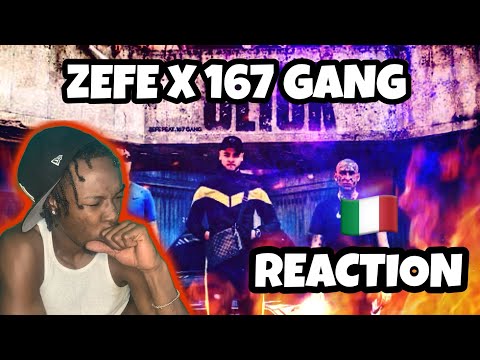 AMERICAN REACTS TO ITALIAN DRILL RAP! ZEFE - CLICK feat. 167 GANG (Official Video)