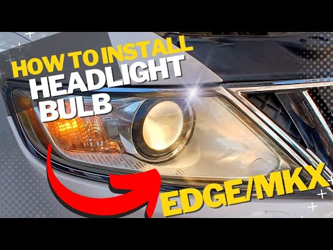 ud83dudd34 how to change a headlight on a LINCOLN MKX / ford edge