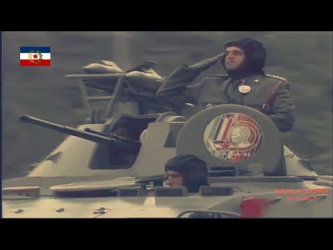 Neviđena JNA parada jugoslovenskih oklopnih jedinica i tenkova M-84 - Jugoslovenska Narodna Armija