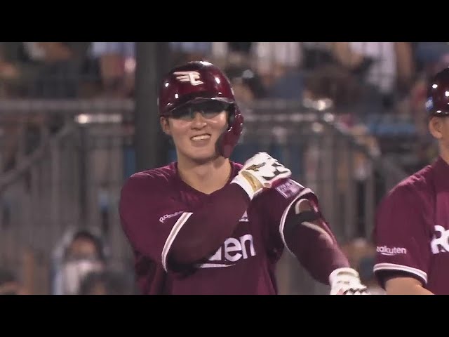 【7回表】ライト線ギリギリ!! イーグルス・太田光 先制のタイムリーヒット!! 2022年7月13日 北海道日本ハムファイターズ 対 東北楽天ゴールデンイーグルス