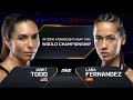 Janet Todd vs. Lara Fernandez | ONE Championship Full Fight