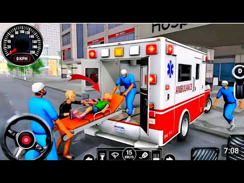 Emergency Ambulance Games 3D game play video new Emergency Ambulance Games part 2 