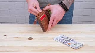 Гаманець чоловічий 14684 Vintage світло-коричневий