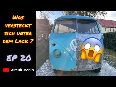 VW T1 Bus Projekt - Frontmaske, was versteckt sich unter dem Lack am Bulli