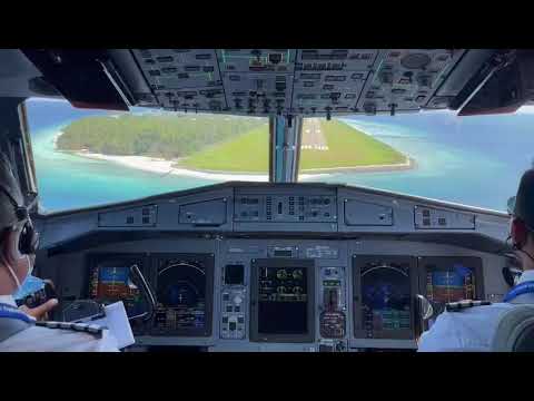 ATR 72-600 Short Field Landing - Cockpit View
