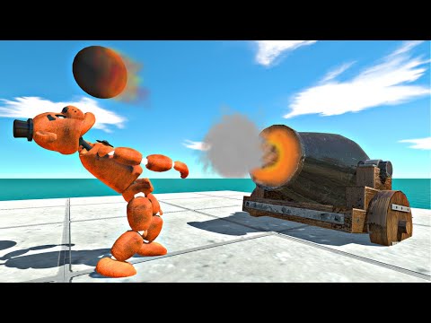 Creppy Monsters vs Super Cannon - Animal Revolt Battle Simulator