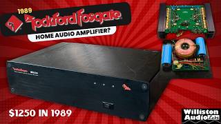 Testing an Audio Unicorn: 1989 Rockford Fosgate RF2000 Home Amplifier Review