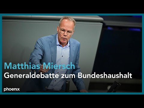 Matthias Miersch bei der Generaldebatte zum Bundeshaushalt 2025 am 09.07.25
