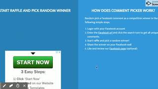 Random Comment Picker for Facebook comments
