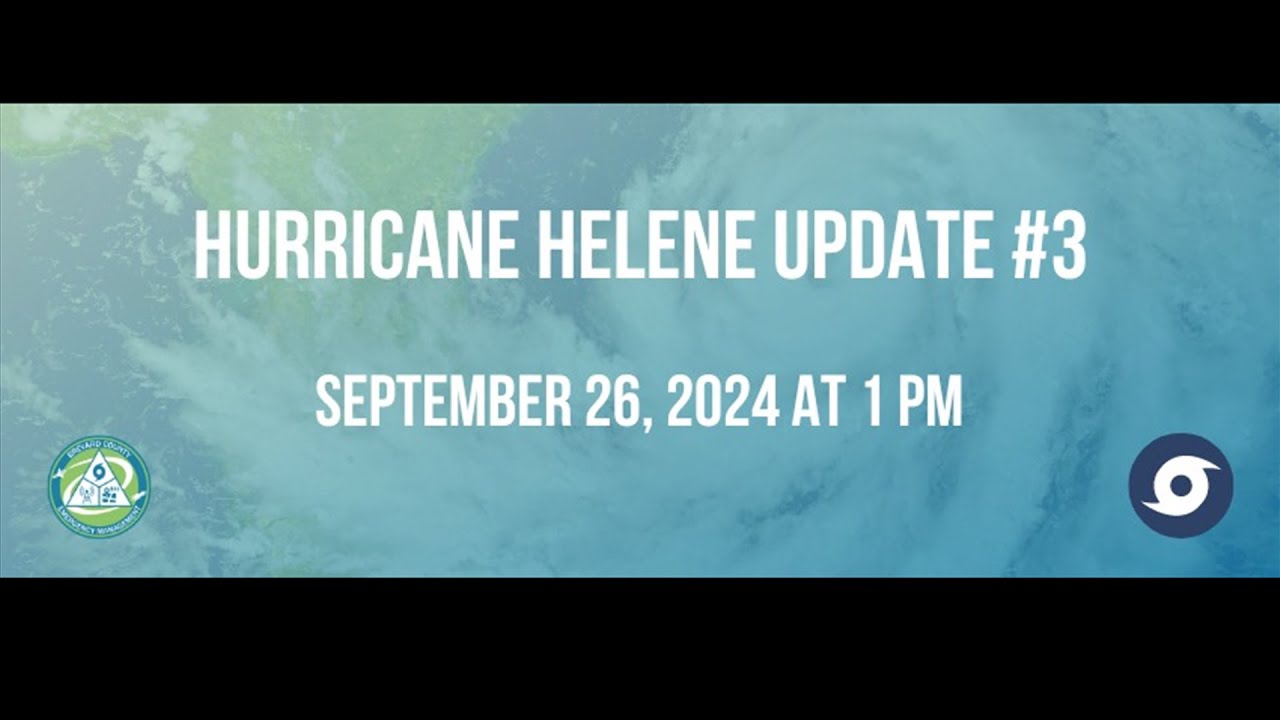 Brevard officials offer update on Hurricane Helene's potential impact on the Space Coast