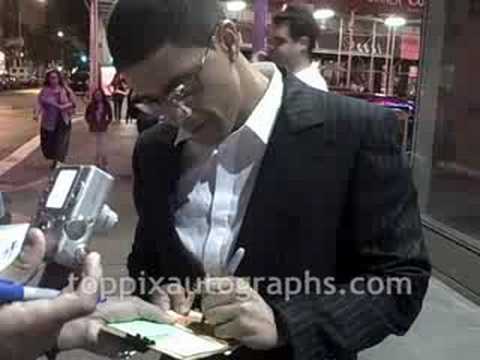 Said Taghmaoui - Signing Autographs at Traitor Premiere NYC
