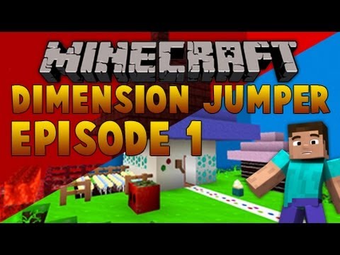 Minecraft: Dimension Jumper - Episode 1 - Creepy Mobs!