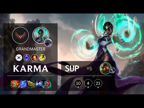 Karma Support vs Nautilus - KR Grandmaster Patch 12.5