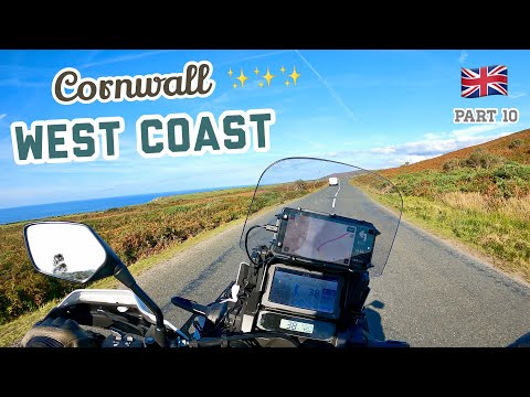 Rocking through seaside twisties on Africa Twin in CORNWALL: UK Part 10