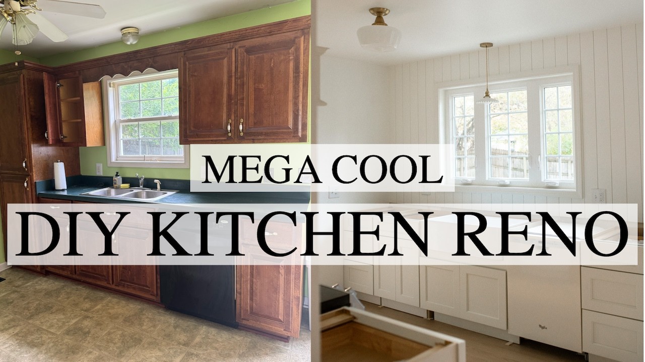 KITCHEN RENOVATION- part 1 | Bungalow on a Budget with RTA Cabinets