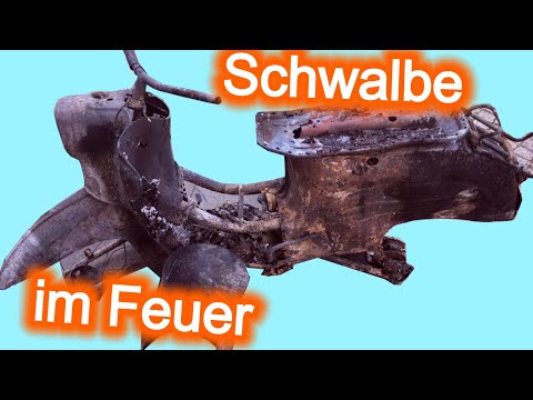 Simson Schwalbe ABGEBRANNT! Was ist noch zu retten? [Teil 1]