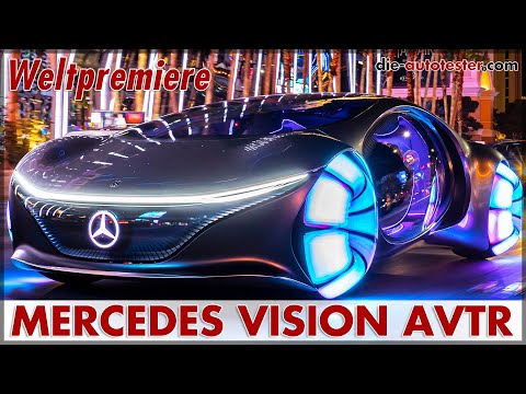 2020 MERCEDES VISION AVTR Premiere of the Avatar Electric Concept at CES in Las Vegas German