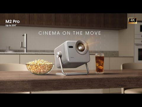 Hisense M2 PRO Trichroma Mini Laser Beamer 1.300 ANSI-Lumen video preview