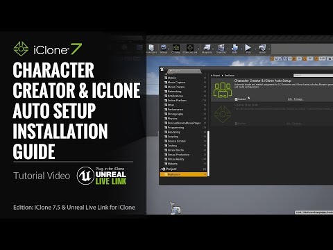 Unreal Live Link Plug-in Tutorial - Installation Step 3: Auto Setup for Character Creator & iClone
