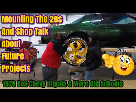 Trying To Figure Out These Rucci 28s & Wilwood 6 Piston Disc Brakes For The Box Chevy Impala Caprice