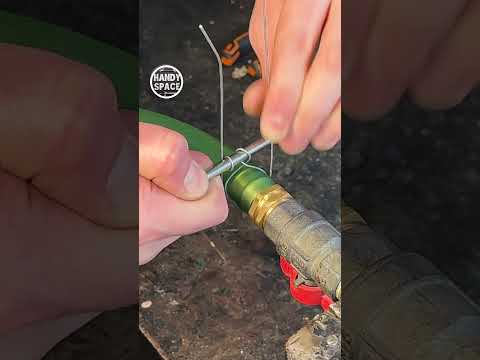 Make easy reliable hose clamp with wire!