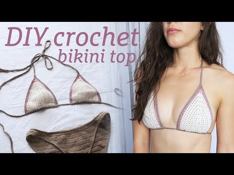 DIY Crochet Bikini Top Tutorial | For Any Size