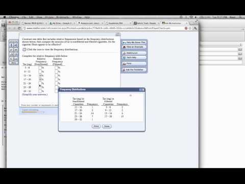 Triola 2.2.11 - Relative Frequency Distribution