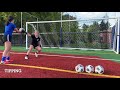 Michaela McCollum - 2021 Fall Goalkeeper Training (Grant High School Varsity Soccer - 2023 Grad)
