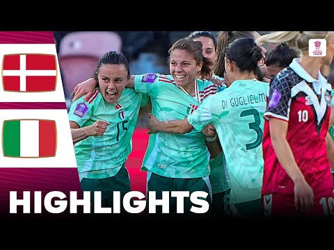 Denmark vs Italy | Highlights | UEFA Women's Nations League 08-04-2025