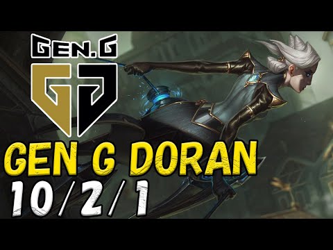 Gen.G Doran カミール(Camille) VS ジェイス(Jayce) TOP patch 12.18 KR RANK