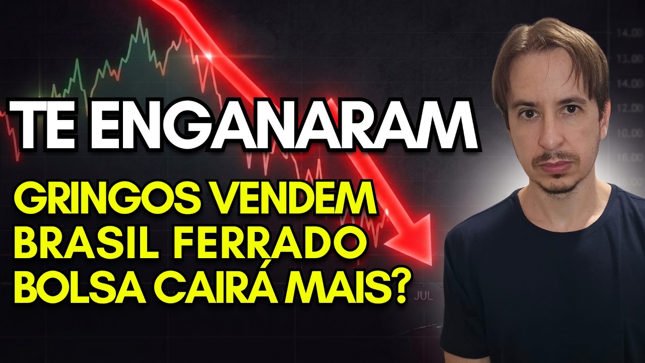 Bolsa Caindo, Gringos Voltam a Vender com Brasil Indo pro Buraco. O que Fazer?