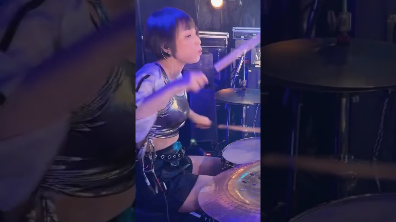 【グラドルが叩いてみた】The Ghost /Little Lilith【DRUM CAM】