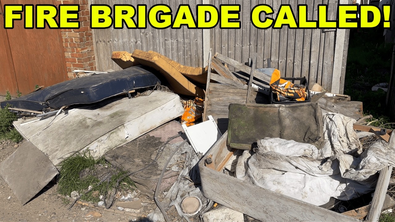 They Set FIRE To This Rubbish!Neighbours Were Relieved After We Cleared It!