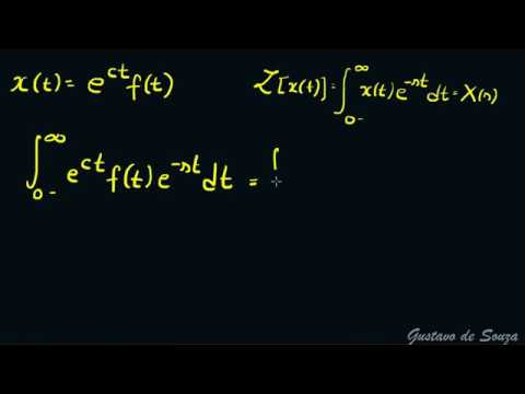 Transformada de Laplace translação em s [passo a passo]