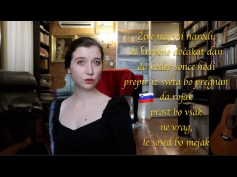 ZDRAVLJICA Slovenian National Anthem Translation and Visiting the Prešeren Square [Slovenska himna]