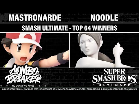COMBO BREAKER 2023 TOP 64 WINNERS - Mastronarde (PT) vs NOODLE (WFT) - Smash Ultimate