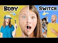 BODY SWITCH Up DAD vs DAUGHTER Mystery CURSE Prank! KJAR Crew SWAP Bodies, What Happens Is Shocking!