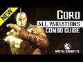 Mortal Kombat X GORO All Variations Combo Guide