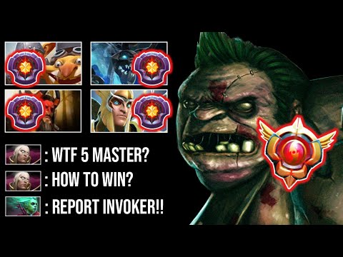 ZIPFILE PUDGE GOD! HOW TO WIN WHEN 5 MASTERS AT THE SAME TEAM????