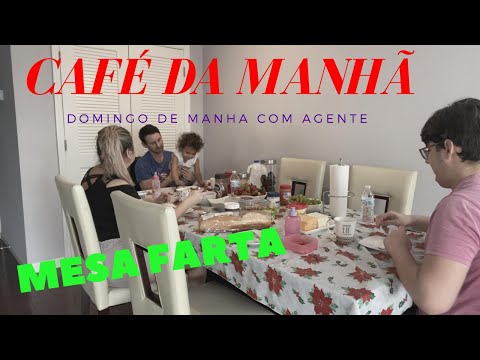 NOSSA ROTINA MATINAL DE DOMINGO (CAFÉ DA MANHÃ)