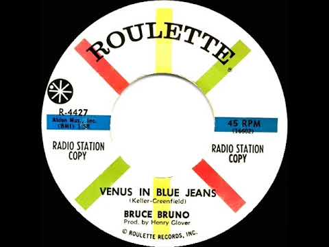 1st RECORDING OF: Venus In Blue Jeans - Bruce Bruno (1962)
