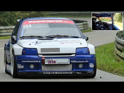 Renault Clio Williams Maxi || 250Hp/900Kg Berg-Cup Monster - Full Onboard