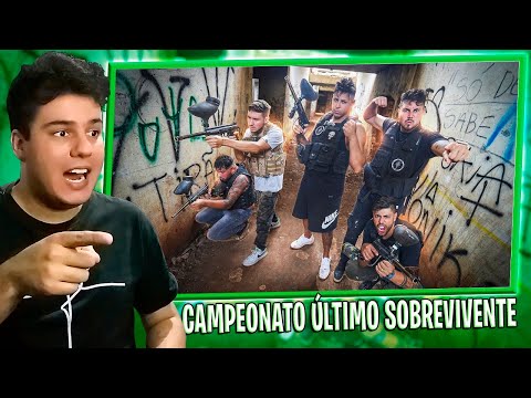 GUSTAVO VLOGS REAGINDO RENATO GARCIA NO CAMPEONATO ULTIMO SOBREVIVENTE - CAÇADORES DE LENDAS