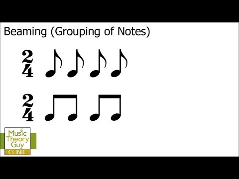 Clinic: Beaming (Grouping of Notes) - Part 1