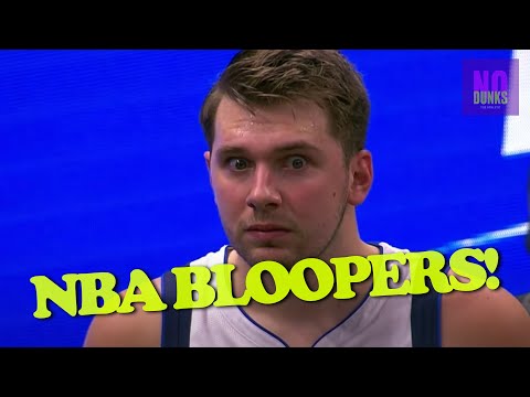 NBA Bloopers | Luka Is Shocked, Kyrie Airballs A Layup & D'Angelo Russell Takes A Tumble