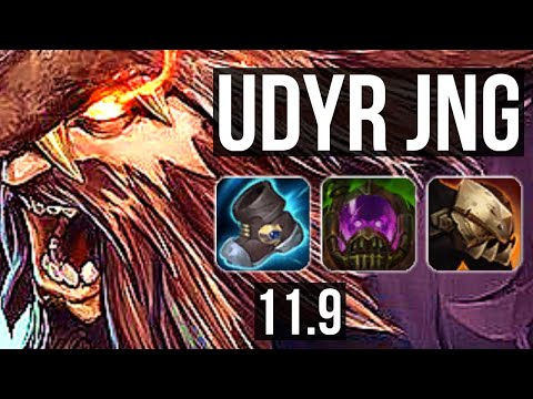 UDYR vs LEE SIN (JUNGLE) | 8/0/7, Rank 4 Udyr, Legendary | EUW Challenger | v11.9