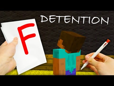 REALISTIC MINECRAFT - STEVE GOES TO SCHOOL! ✏️