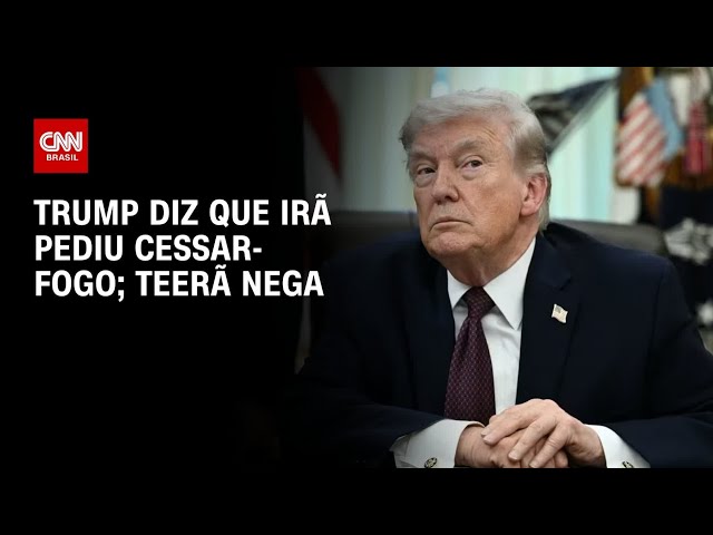 Guerra no Oriente Médio: Trump diz que Irã pediu cessar-fogo; Teerã nega | CNN 360°