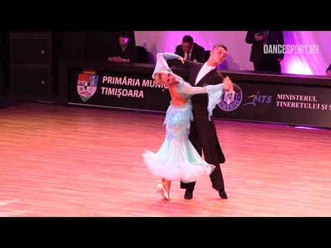 Vladislav Untu - Polina Baryshnikova MDA, Slow Foxtrot | WDSF European Championship Youth Standard